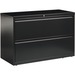 Lorell Lateral Files - 2-Drawer - 42" x 18.6" x 28.1" - 2 x Drawer(s) for File - Letter, Legal, A4 - Lateral - Interlocking, Leveling Glide, Ball-bearing Suspension, Label Holder - Recycled