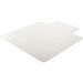 Lorell Plush-pile Wide-Lip Chairmat - Carpeted Floor - 60" (1524 mm) Length x 46" (1168.40 mm) Width x 0.173" (4.39 mm) Thickness - Lip Size 12" (304.80 mm) Length x 25" (635 mm) Width - Vinyl - Clear - 1Each