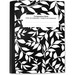 Composition Notebook Ruled 7.5" x 10" Marble Black- each