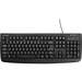 Kensington Pro Fit Washable Antimicrobial Keyboard - Cable Connectivity - USB Interface - 104 Key - Black