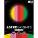 Astrobrights Color Copy Paper "Vintage" , 5 Assorted Colours - Letter - 8 1/2" x 11" - 24 lb Basis Weight - 500 / Ream - Acid-free, Lignin-free - Solar Yellow, Pulsar Pink, Re-entry Red, Orbit Orange, Gamma Green