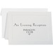 Embossed Fold Over Note Cards White - pack/40