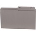 Offix 1/2 Tab Cut Legal Recycled Top Tab File Folder - 8 1/2" x 14" - Gray - 70% Recycled - 100 / Box