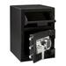 Sentry Safe DH074E Depository Safe - 26.61 L - Electronic Lock - Internal Size 10.5" x 13.7" x 11.3" - Overall Size 20" x 14" x 15.6" - Black - Steel