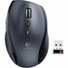 Logitech M705 Marathon Wireless Mouse, 2.4 GHz USB Unifying Receiver, 1000 DPI, 5-Programmable Buttons, 3-Year Battery, Compatible with PC, Mac, Laptop, Chromebook - Black - Laser - Wireless - 32.81 ft (10000 mm) - 2.40 GHz - Silver - 1 Pack - USB - 1000 