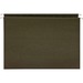 Business Source Letter Recycled Hanging Folder - 8 1/2" x 11" - Green - 100% Recycled - 25 / Box