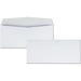 Business Source Regular Commercial Envelope - #10 (4.12" x 9.50") - 24 lb - Gummed - Wove - 500/Box - White