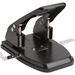 Business Source Heavy-duty 2-Hole Punch - 2 Punch Head(s) - 30 Sheet of 20lb Paper - 9/32" Punch Size - Round Shape - Black