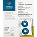 Business Source CD/DVD Labels - 4 5/8" Diameter - Permanent Adhesive - Circle - Inkjet, Laser - White - 300 / Pack - Lignin-free, Smudge Resistant