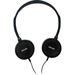 Maxell Lightweight Stereo Headphones - Stereo - Silver, Black - Mini-phone (3.5mm) - Wired - 32 Ohm - 20 Hz 20 kHz - Nickel Plated Connector - Over-the-head - Binaural - Open - 4 ft Cable