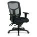 Office Star Pro-Line II 92892 High Back Management Chair with Progrid Back - Coal Seat - 5-star Base - 1 Each