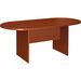 Lorell Essentials Conference Table - Cherry Oval Top - 72" Table Top Length x 70.9" Table Top Width x 35.4" Table Top Depth x 1.3" Table Top Thickness - 29.5" Height Width - Assembly Required - Cherry, Laminated