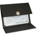 St. James® Recycled Certificate Holder - Linen - Black - 5 / Pack
