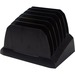 Storex Desk Sorter - 7" Height x 6.5" Width x 10" DepthDesktop - Durable, Eco-friendly - 100% Recycled - Black - Plastic - 1 Each