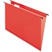 Pendaflex SureHook 6153CRED Legal Recycled Hanging Folder - 8 1/2" x 14" - Red - 10% Recycled - 20 / Box