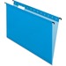 Pendaflex SureHook Legal Recycled Hanging Folder - 8 1/2" x 14" - Blue - 10% Recycled - 20 / Box