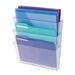 Deflecto Wall File with Mounting Hardware - Unbreakable - Plastic - 3 / Pack