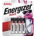 Energizer MAX Alkaline AAA Batteries - For Multipurpose - AAA - 1.5 V DC - 8 / Pack