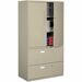 Global 9300 Storage Cabinet - 2-Drawer - 36" x 18" x 65.3" - 2 x Drawer(s) - Nevada - Metal