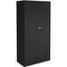 Global 9300 Storage Cabinet - 36" x 18" x 72" - 2 x Door(s) - Leveling Glide, Lockable - Black
