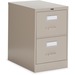 Global 2600 Plus Vertical File Cabinet - 2-Drawer - 18" x 26.6" x 29" - 2 x Drawer(s) for File - Legal - Vertical - Ball-bearing Suspension, Lockable, Recessed Handle - Nevada - Metal