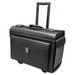 Holiday NT0803 Carrying Case (Roller) Notebook, File Folder - Black - Leather Body - Handle - 14" (355.60 mm) Height x 19" (482.60 mm) Width x 9" (228.60 mm) Depth - 1 Each