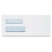 Columbian Grip-Seal Double View Window Business Envelopes - Double Window - 8 7/8" Width x 3 7/8" Length - 24 lb - Peel & Seal - Wove - 500 / Box - White