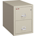 FireKing 2-2131-C File Cabinet - 2-Drawer - 20.8" x 31.6" x 27.8" - 2 x Drawer(s) for File - Legal - Vertical - Drawer Suspension, Recessed Handle, Key Lock, Fire Proof, Scratch Resistant - Chrome, Platinum - Powder Coated - Steel