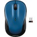 Logitech M325 Wireless Mouse, 2.4 GHz with USB Unifying Receiver, 1000 DPI Optical Tracking, 18-Month Life Battery, PC / Mac / Laptop / Chromebook (NEW BLUE) - Optical - Wireless - Radio Frequency - 2.40 GHz - Blue - 1 Pack - USB - 1000 dpi - Scroll Wheel