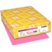 Neenah Astrobrights Paper - Letter - 8 1/2" x 11" - 65 lb Basis Weight - 250 / Pack - FSC - Acid-free, Lignin-free - Pulsar Pink