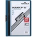 DURABLE DURACLIP Letter Report Cover - 8 1/2" x 11" - 60 Sheet Capacity - 1 Fastener(s) - Vinyl - Dark Blue - 1 Each