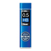 Pentel Mechanical Pencil Refill - 0.5 mmFine Point - HB - Black - 40 / Pack