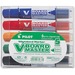BeGreen V Board Master Whiteboard Marker - Medium Marker Point - Bullet Marker Point Style - Refillable - Blue, Red, Green, Orange, Black - Black, Blue, Red, Green, Orange Barrel - 5 / Set