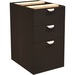 Heartwood Innovations Box/Box/File Pedestal - 15.8" x 21.8" x 28" - Material: Particleboard - Finish: Evening Zen, Laminate
