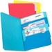 Pendaflex Divide It Up Letter Recycled Top Tab File Folder - 8 1/2" x 11" - Assorted - 10% Recycled - 24 / Pack