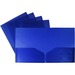 Storex Recycled Poly Portfolio Blue - Poly - Blue - Recycled