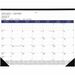 Blueline Blueline Monthly Desk Pad Calendar - Monthly - January 2024 - December 2024 - 1 Month Single Page Layout - 17" x 22" Sheet Size - Desk Pad - Chipboard - Bilingual, Reinforced - 1 Each