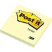 Post-it Notes Original Notepads - 3" x 3" - Square - 100 Sheets per Pad - Unruled - Canary Yellow - Paper - Self-adhesive, Repositionable - 12 / Pack