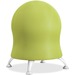 Safco Zenergy Ball Chair - Polyester Seat - Four-legged Base - Grass Green - Polyvinyl Chloride (PVC), Polypropylene, Steel - 1 Each