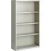 Lorell Fortress Series Bookcases - 34.5" x 13" x 60" - 4 x Shelf(ves) - Powder Coated - Recycled