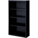 Lorell Fortress Series Bookcases - 34.5" x 13" x 60" - 4 x Shelf(ves) - Powder Coated - Recycled