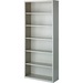 Fortress Series 6-Shelves Bookcases 82"H Steel Light Gray - each