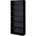 Fortress Bookcase 34.5" x 82" Steel Black - each