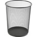 Steel Mesh Round Waste Bin 17.79 L Black - each