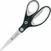 Acme United KleenEarth Soft Handle Scissors - 8" (203.20 mm) Overall Length - Straight-left/right - Stainless Steel - Black - 1 Each