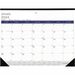 Blueline Blueline DuraGlobe Monthly Desk Pad Calendar - Julian Dates - Monthly - 1 Year - January 2023 - December 2023 - 1 Month Single Page Layout - 22" x 17" Sheet Size - Desk Pad - Chipboard, Paper - Reference Calendar, Non-refillable, Eco-friendly, No