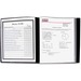 C-Line Bound Sheet Protector Presentation Books - Letter - 8 1/2" x 11" Sheet Size - 48 Sheet Capacity - 24 Pocket(s) - Polypropylene - Black - Archival-safe, Acid-free, Spine Label - 1 Each