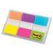 3M Electric Glow Tape Flags - 60 x Assorted - 1" x 1 3/4" - Assorted - Self-adhesive, Removable - 60 / Pack