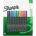 Sharpie Pen - Fine Point - Fine Pen Point - Black, Blue, Turquoise, Green, Clover, Orange, Hot Pink, Red, Purple, Coral - Black Barrel - 12 / Pack