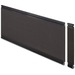Lorell Desktop Panel System Fabric Panel - 34" Width11.8" Height x 0.5" Thickness - Fabric, MDF, Aluminum - Black